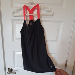 mpg racerback tank top with built in bra (size XS)